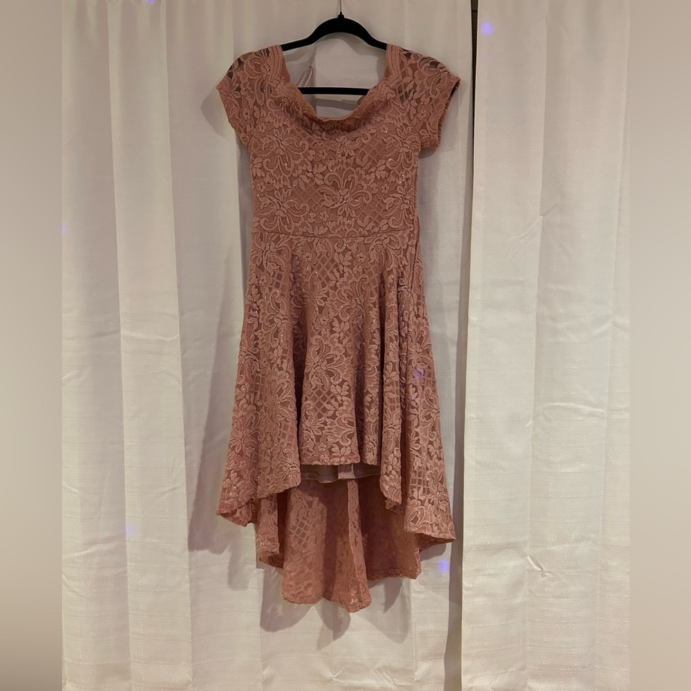 Pink sparkle dress